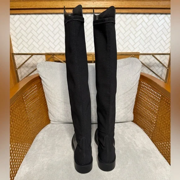 Stuart Weitzman 5050 Bold Over the Knee Boot Black
